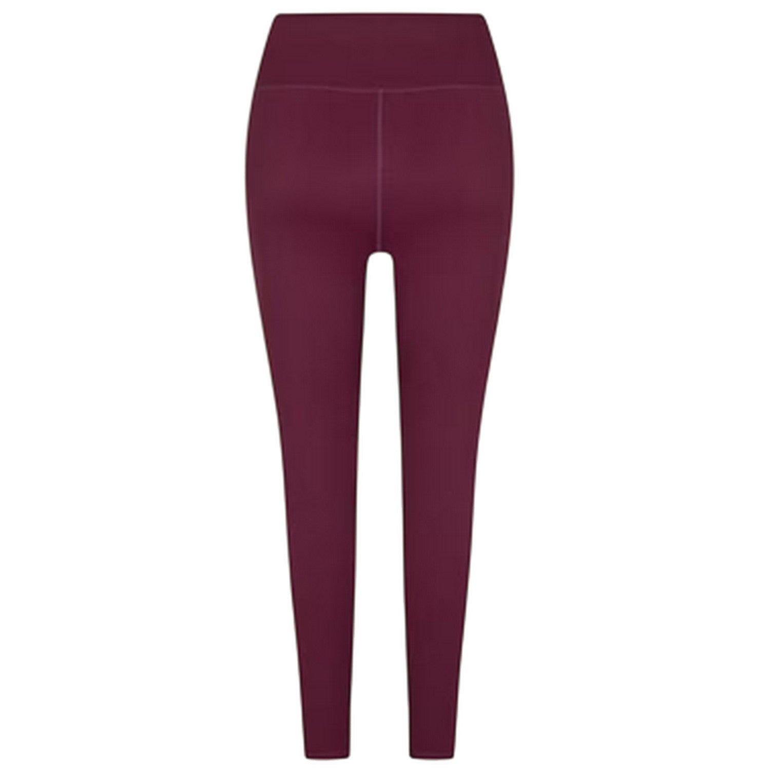 Dark Cherry - Back - USA Womens-Ladies Nylon Leggings