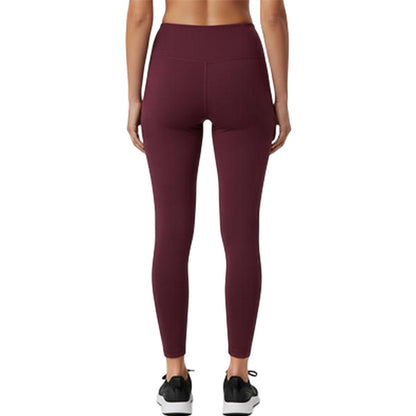 Dark Cherry - Lifestyle - USA Womens-Ladies Nylon Leggings