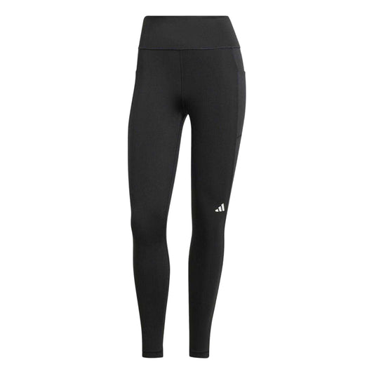 Black - Front - Adidas Womens-Ladies Own The Run Tight 7-8 Leggings
