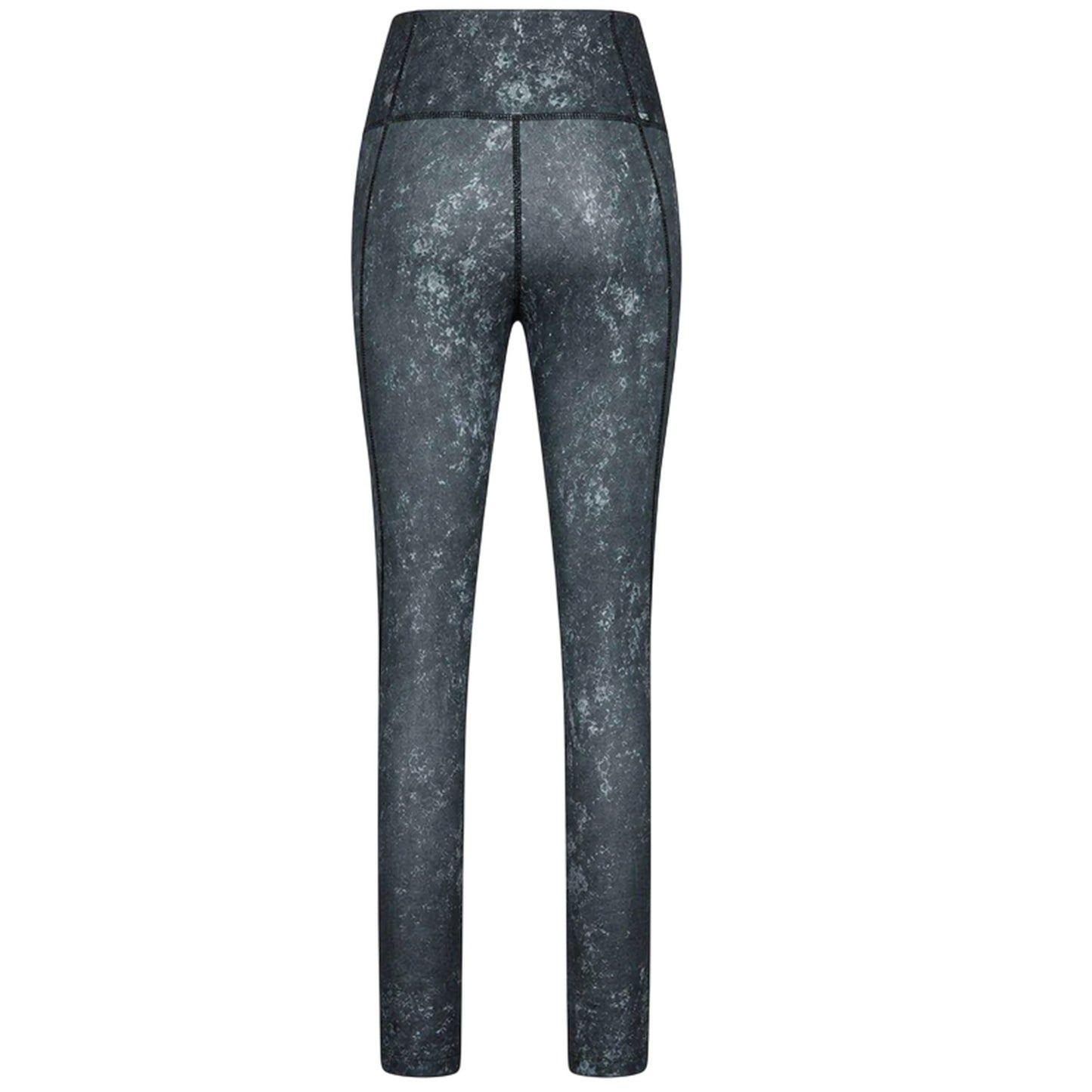 Black - Back - USA Pro Womens-Ladies High Rise Leggings