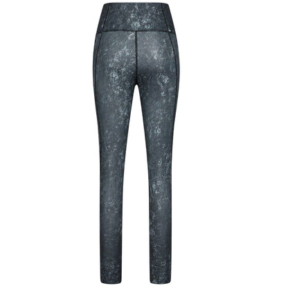 Black - Back - USA Pro Womens-Ladies High Rise Leggings