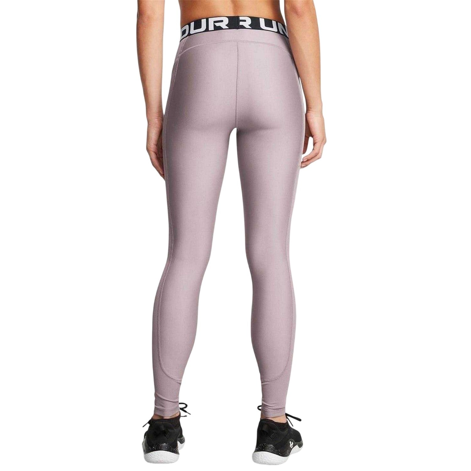 Grey - Lifestyle - Under Armour Womens-Ladies HeatGear Moisture Wicking Leggings