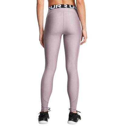 Grey - Lifestyle - Under Armour Womens-Ladies HeatGear Moisture Wicking Leggings