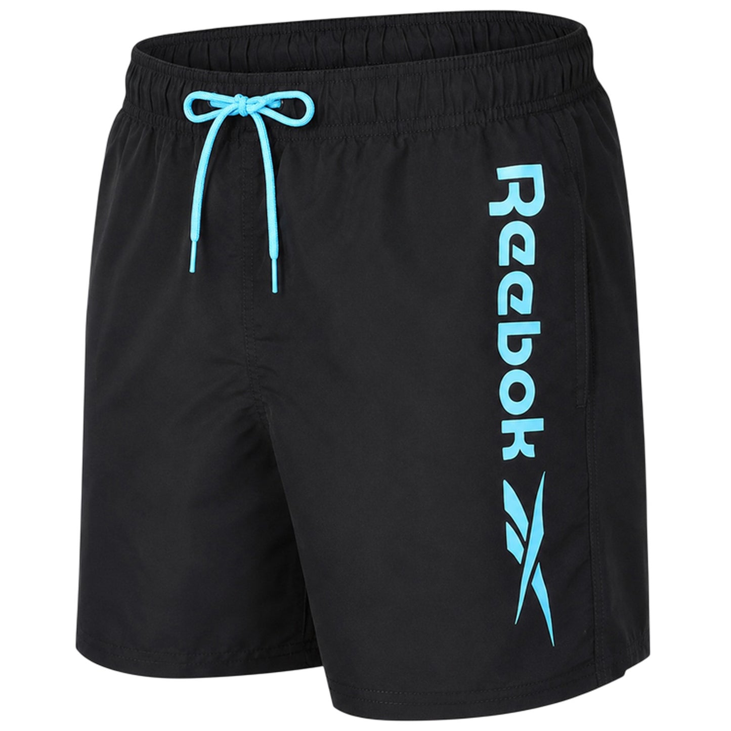 Black - Side - Reebok Mens Yestin Swim Shorts