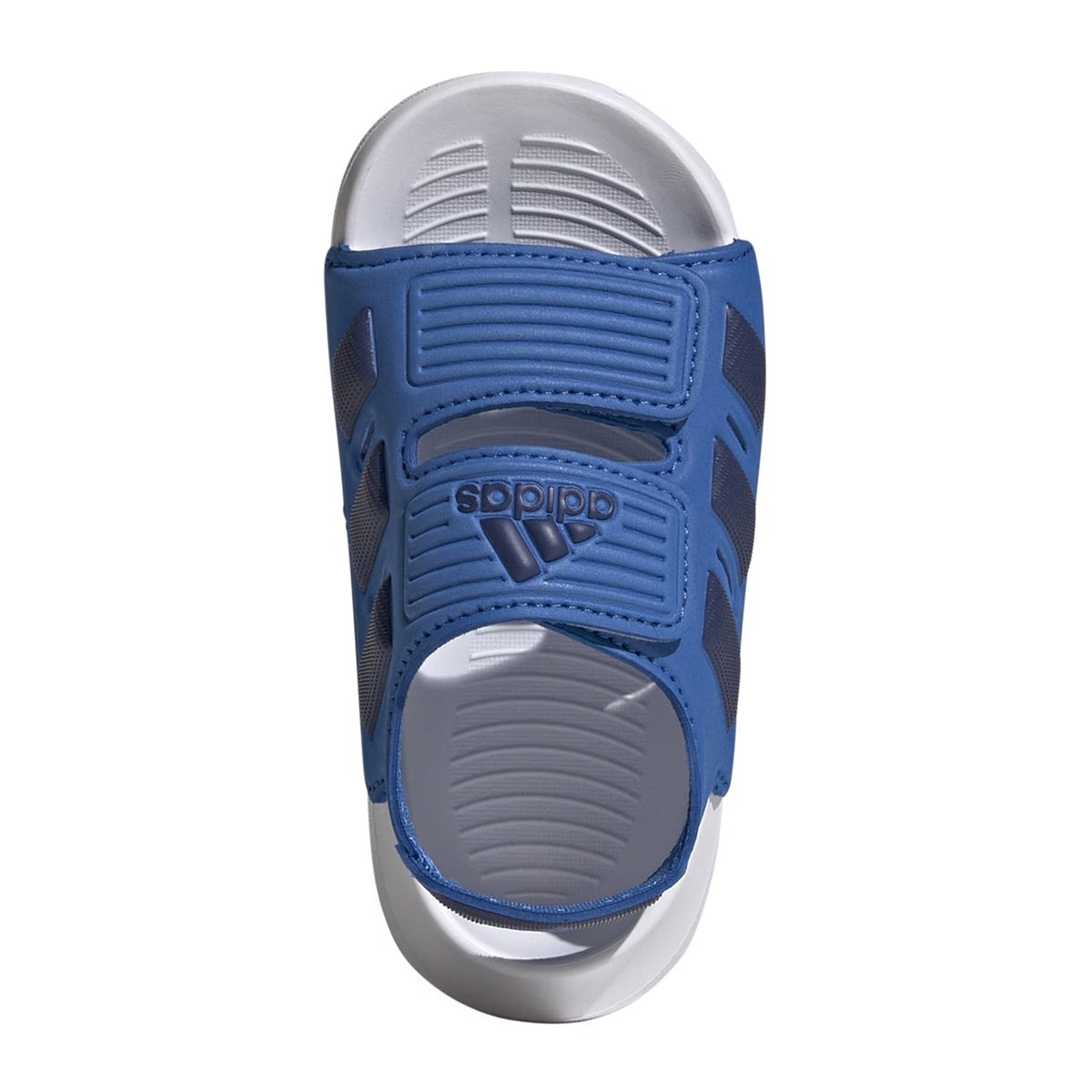 Blue-Dark Blue-White - Lifestyle - Adidas Childrens-Kids Altaswim 2.0 Stripes Open Toe Sports Sandals