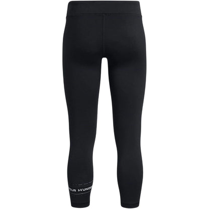 Black - Back - Under Armour Girls Performance Fitted Leggings