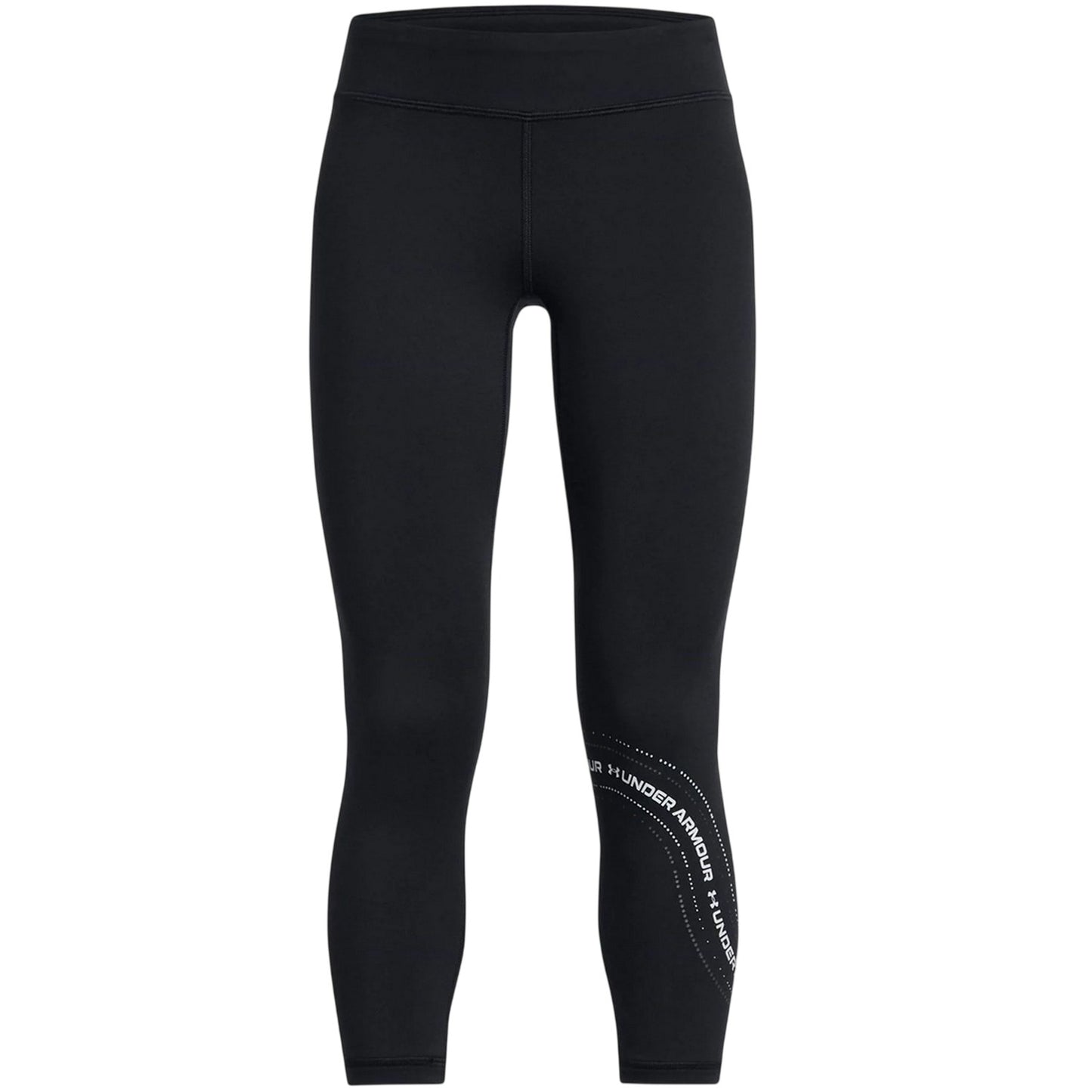 Black - Front - Under Armour Girls Performance Fitted Leggings