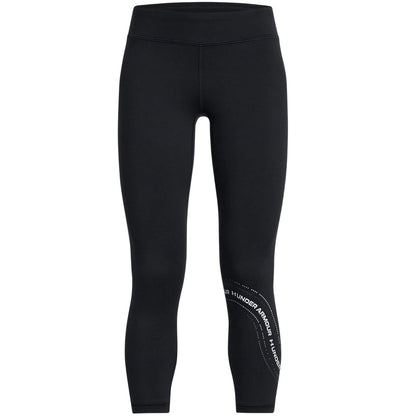 Black - Front - Under Armour Girls Performance Fitted Leggings