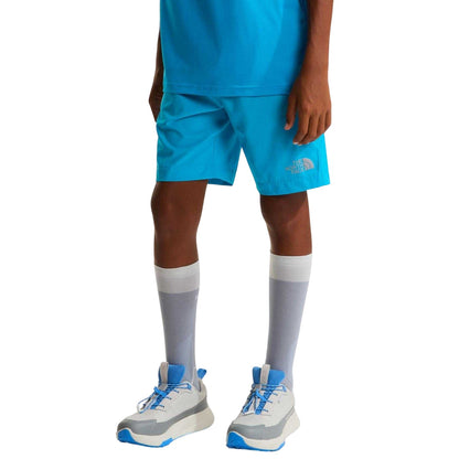 Blue - Side - The North Face Childrens-Kids 24-7 Lifestyle Shorts