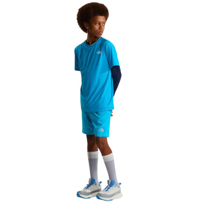 Blue - Pack Shot - The North Face Childrens-Kids 24-7 Lifestyle Shorts