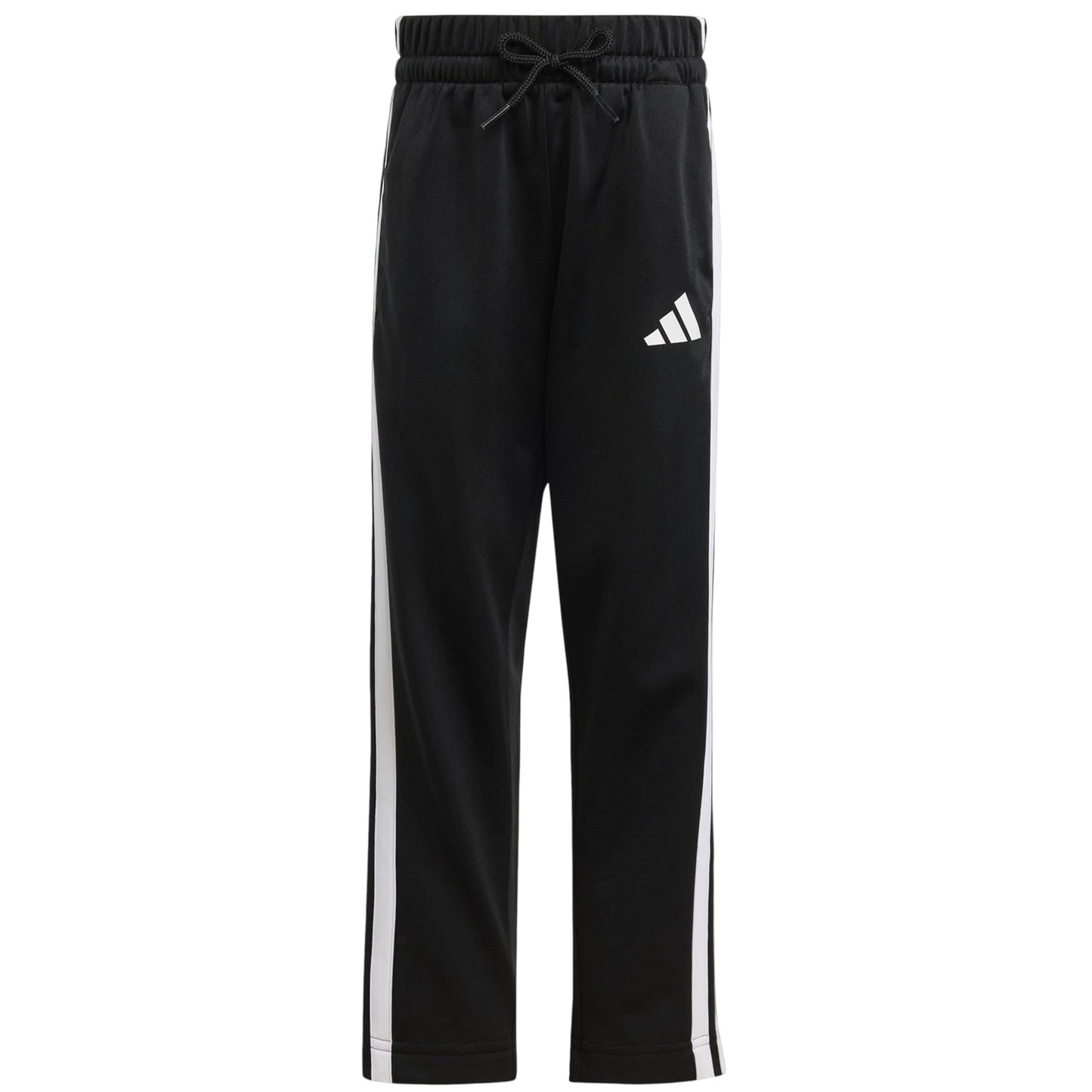 Black-Red - Side - Adidas Childrens-Kids Tiberio 3 Stripes Polyester Tracksuit Set