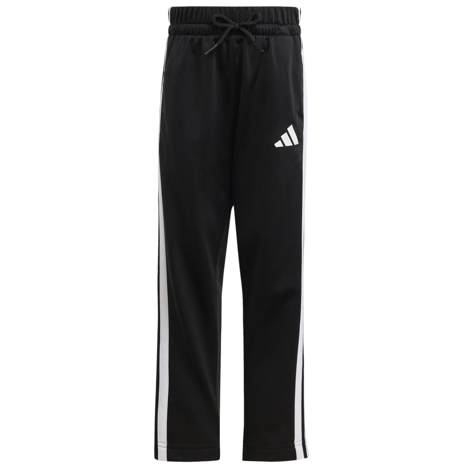 Black-Red - Side - Adidas Childrens-Kids Tiberio 3 Stripes Polyester Tracksuit Set