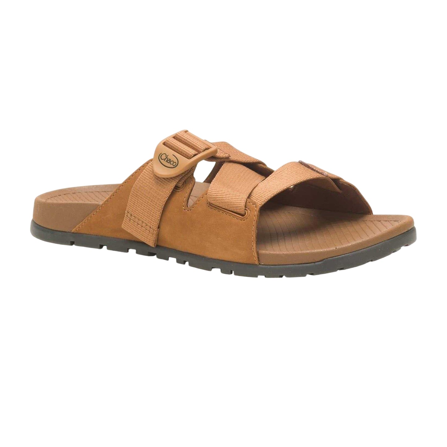 Taffy Pink - Front - Chaco Mens Lowdown Leather Flatform Slides