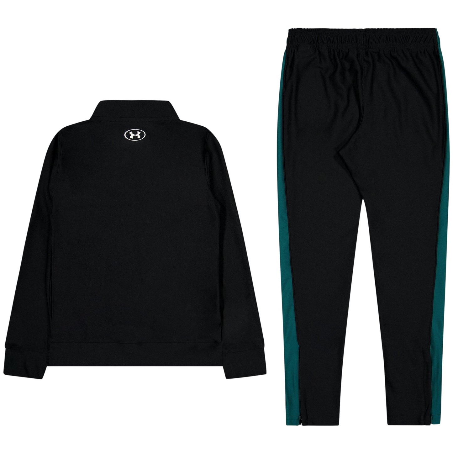 Black-White - Back - Under Armour Childrens-Kids Challenger Training Tracksuit