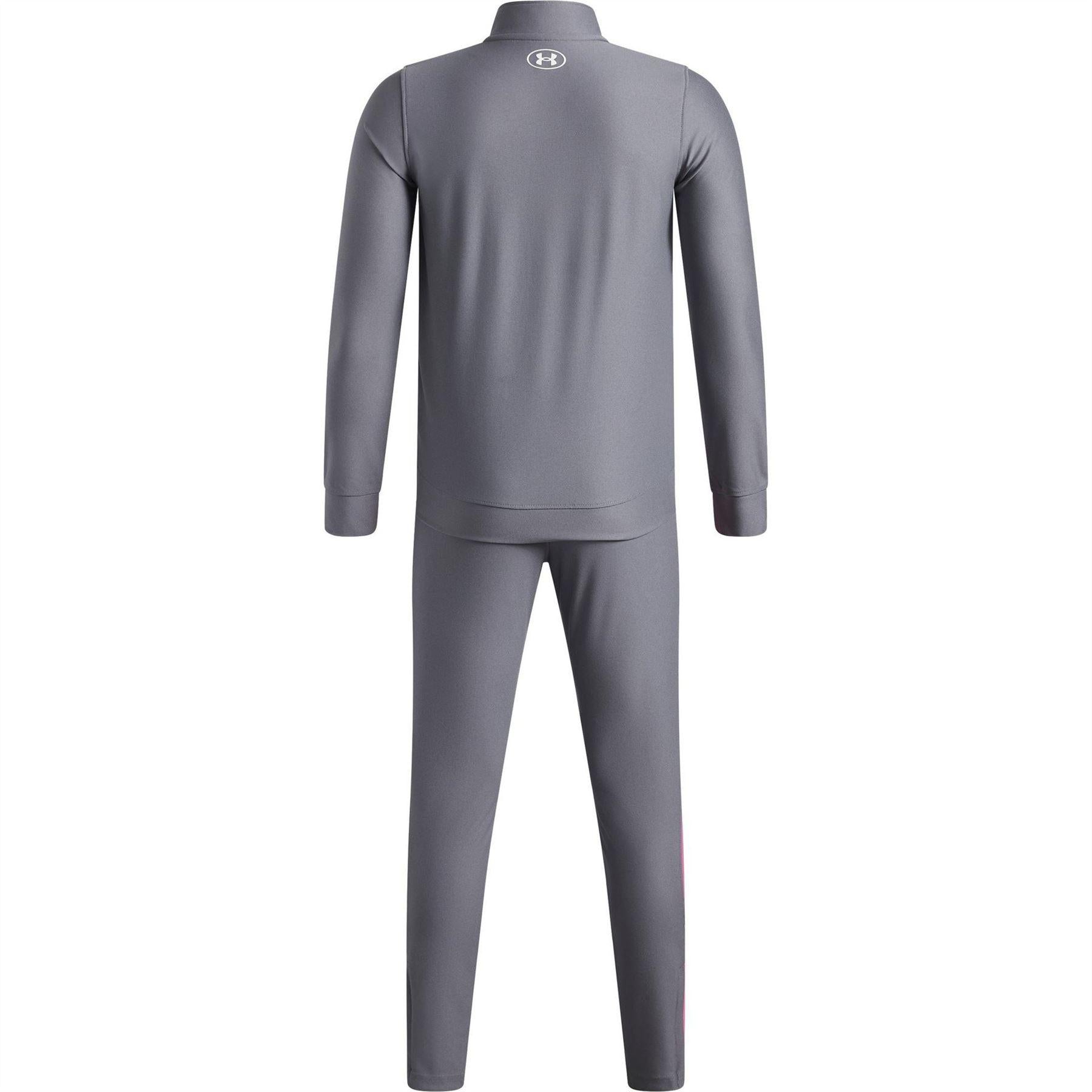 Titanium Grey - Back - Under Armour Childrens-Kids Challenger Training Tracksuit