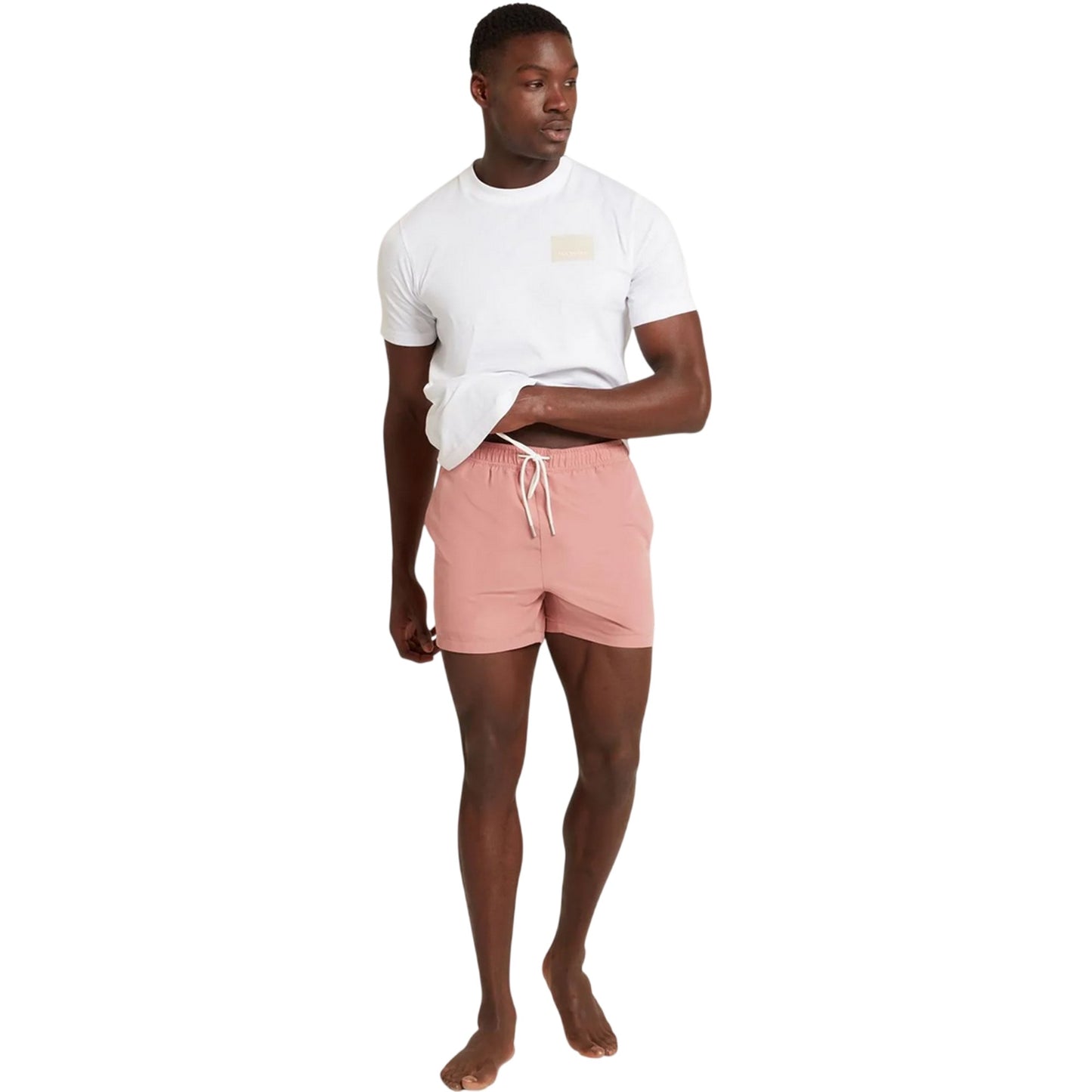 Mid Pink - Pack Shot - Ted Baker Mens Polyester Swimming Swim Shorts