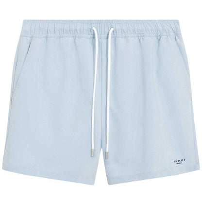Light Blue - Front - Ted Baker Mens Polyester Swimming Swim Shorts
