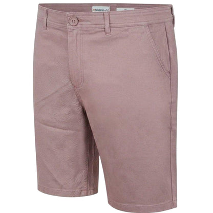 Mauve - Side - SoulCal Mens Chino Shorts