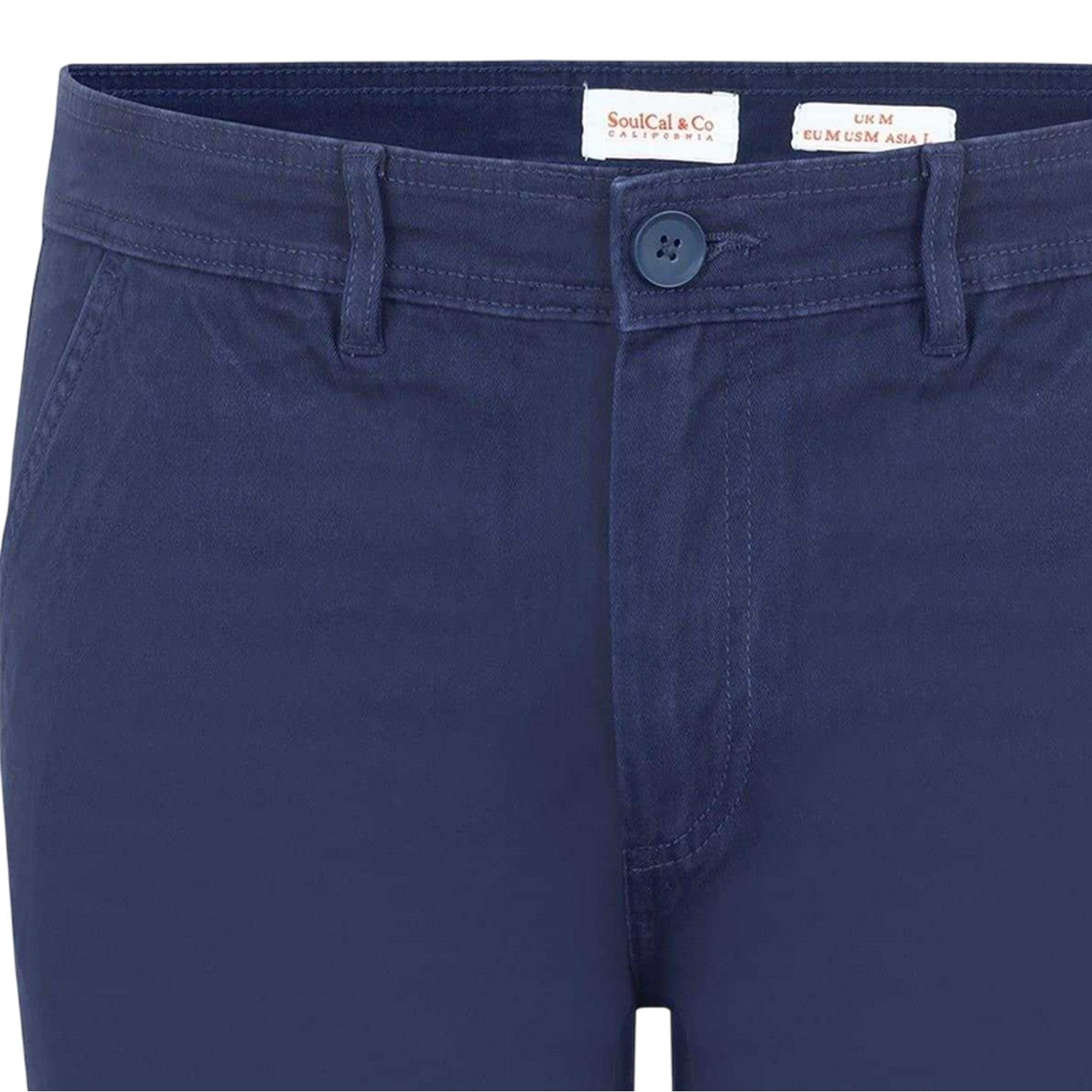 Navy - Lifestyle - SoulCal Mens Chino Shorts