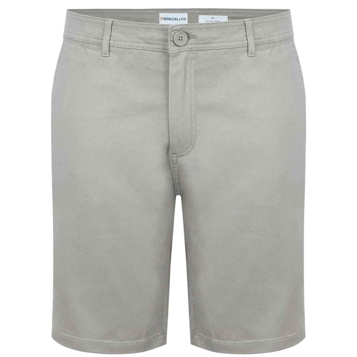 Stone - Front - SoulCal Mens Chino Shorts