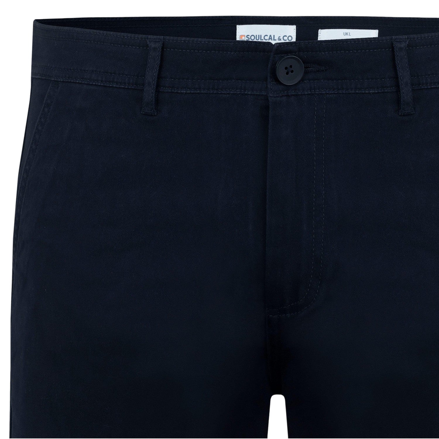 Black - Lifestyle - SoulCal Mens Chino Shorts