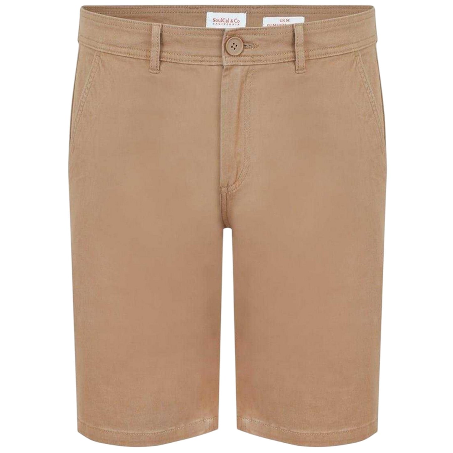 Dark Sand - Front - SoulCal Mens Chino Shorts
