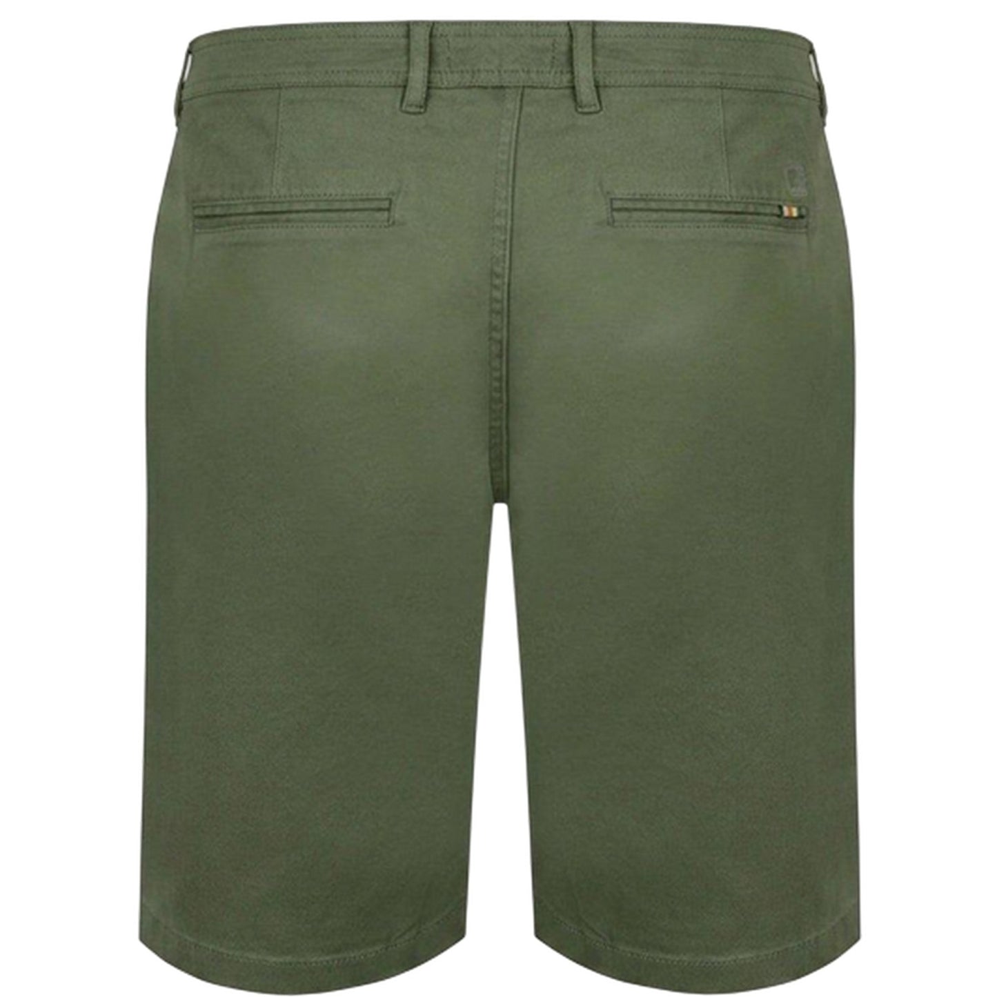Khaki Green - Back - SoulCal Mens Chino Shorts
