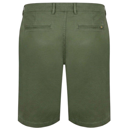Khaki Green - Back - SoulCal Mens Chino Shorts
