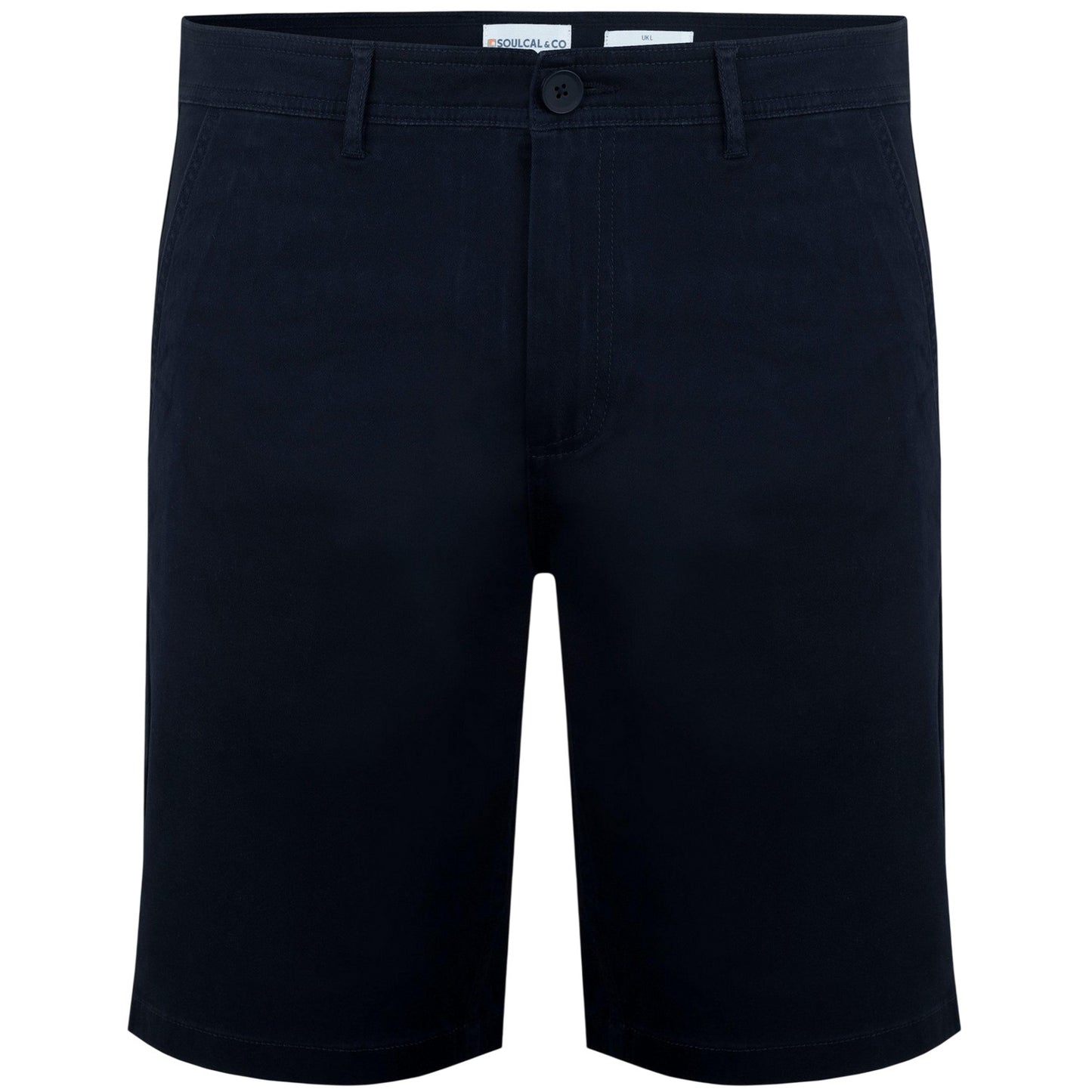 Black - Front - SoulCal Mens Chino Shorts