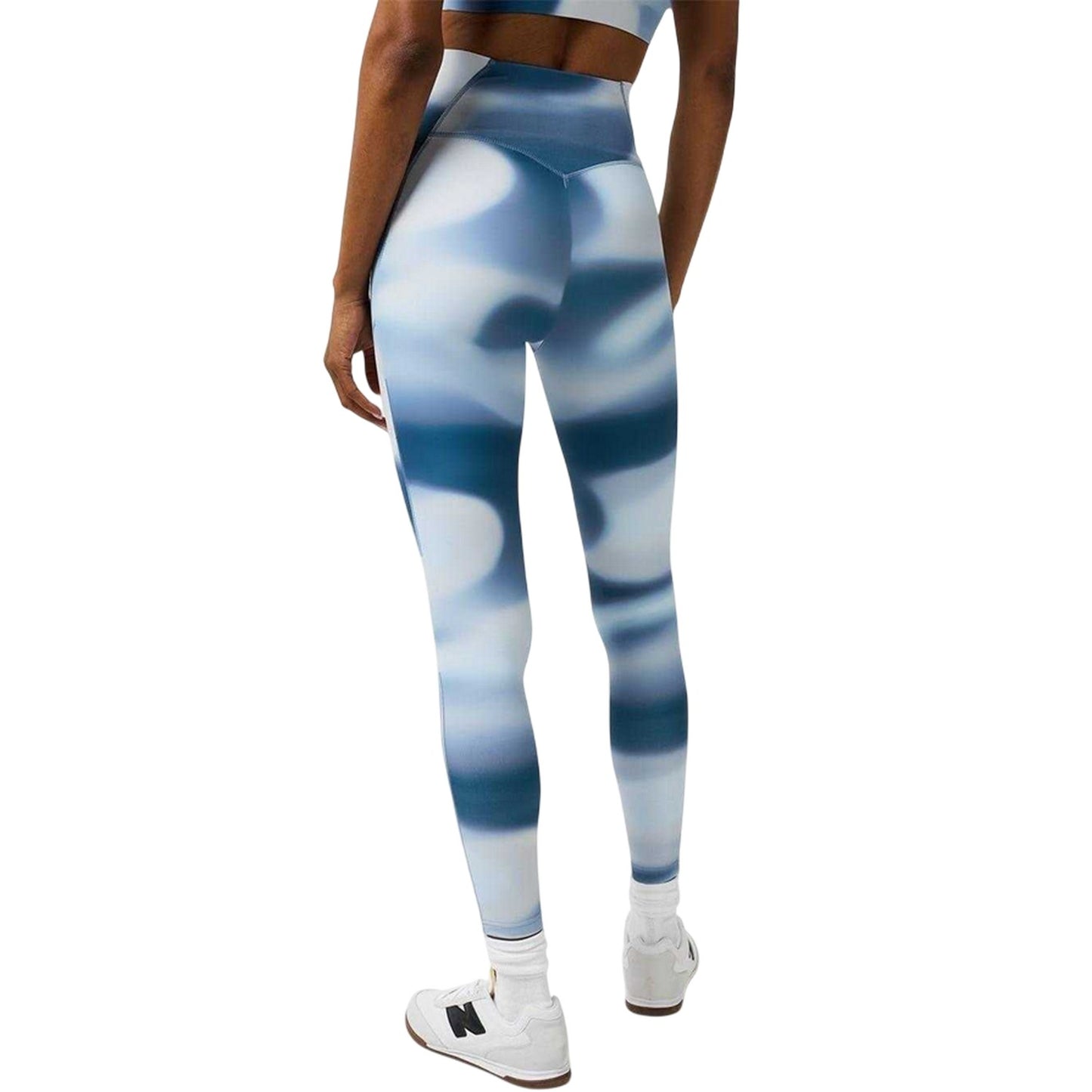 Blue - Back - USA Pro Womens-Ladies Core Leggings