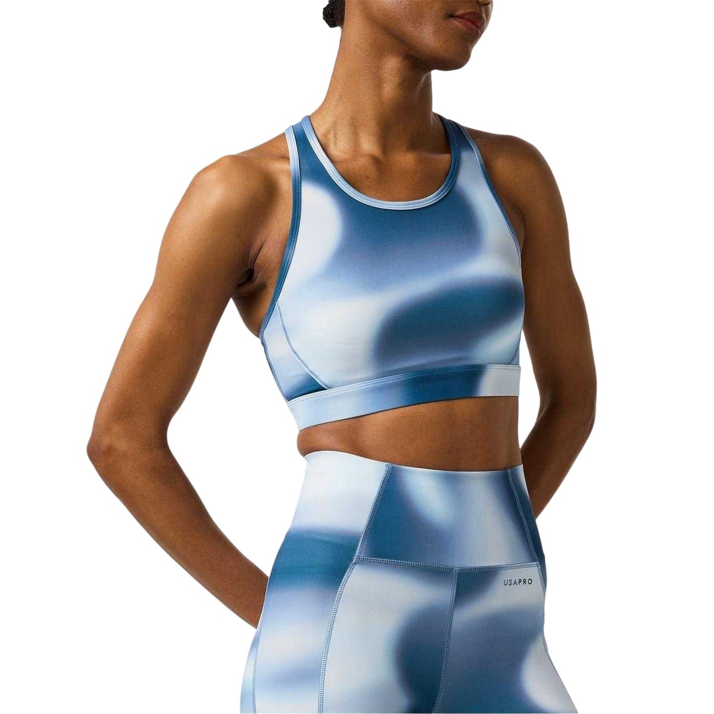 Blue - Lifestyle - USA Pro Womens-Ladies Core Leggings