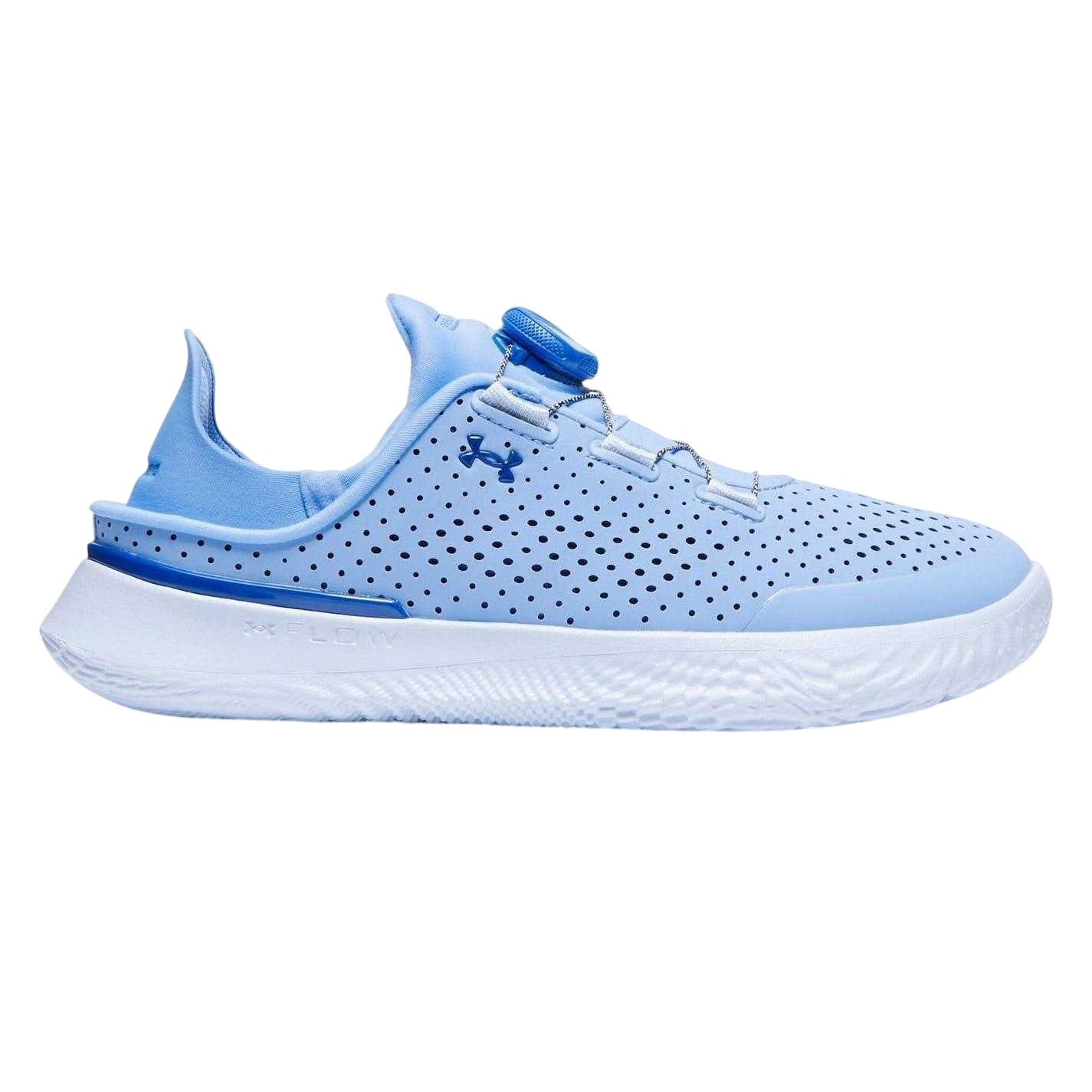 Blue - Front - Under Armour Unisex Adult UA Slipspeed Leather BOA Lacing System Trainers