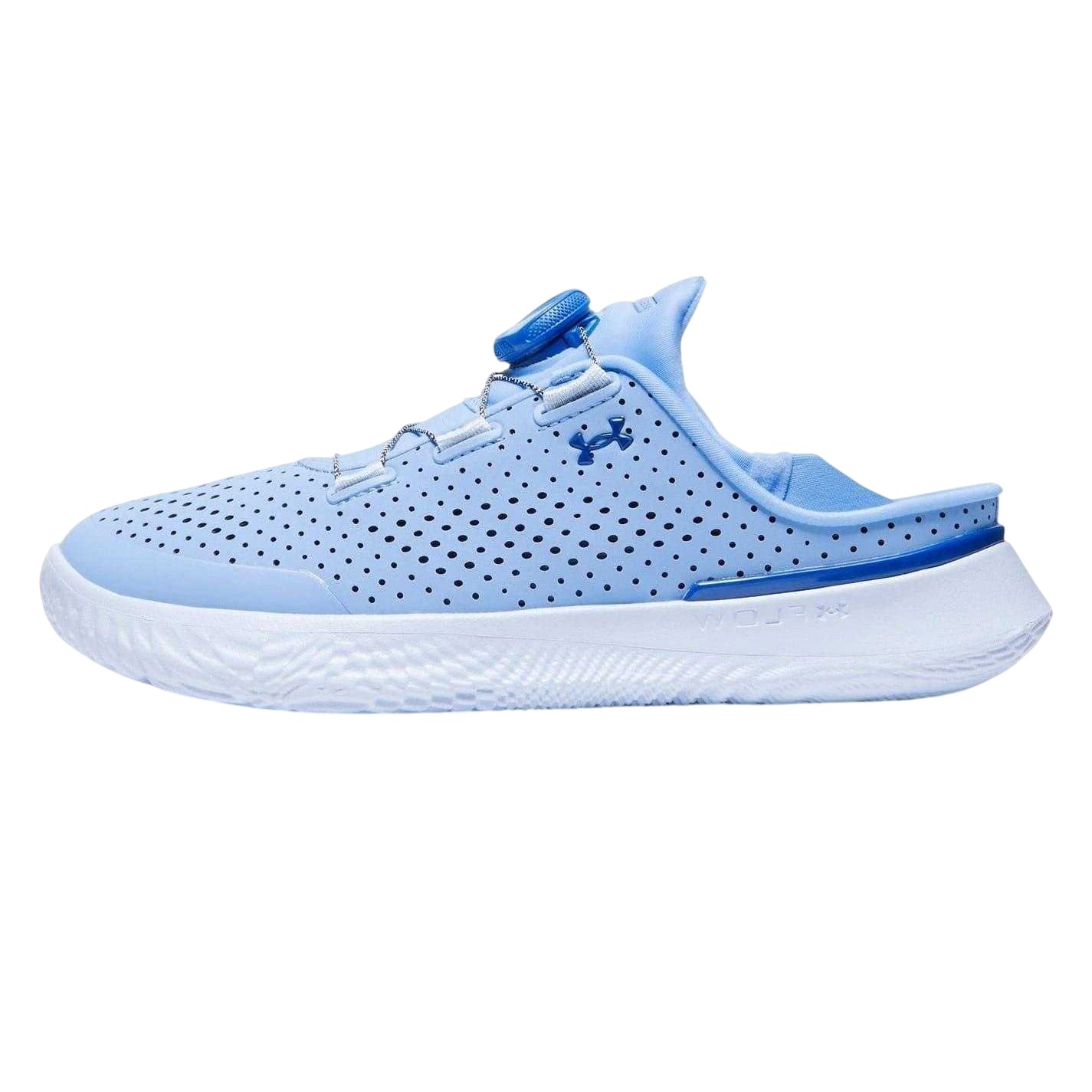 Blue - Side - Under Armour Unisex Adult UA Slipspeed Leather BOA Lacing System Trainers