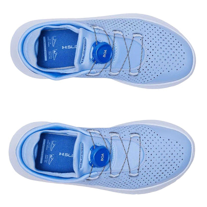 Blue - Lifestyle - Under Armour Unisex Adult UA Slipspeed Leather BOA Lacing System Trainers