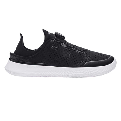 Black - Front - Under Armour Unisex Adult UA Slipspeed Leather BOA Lacing System Trainers