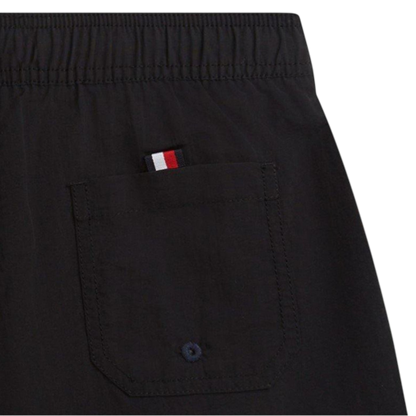Black - Lifestyle - Tommy Hilfiger Childrens-Kids Logo Nylon Swim Shorts