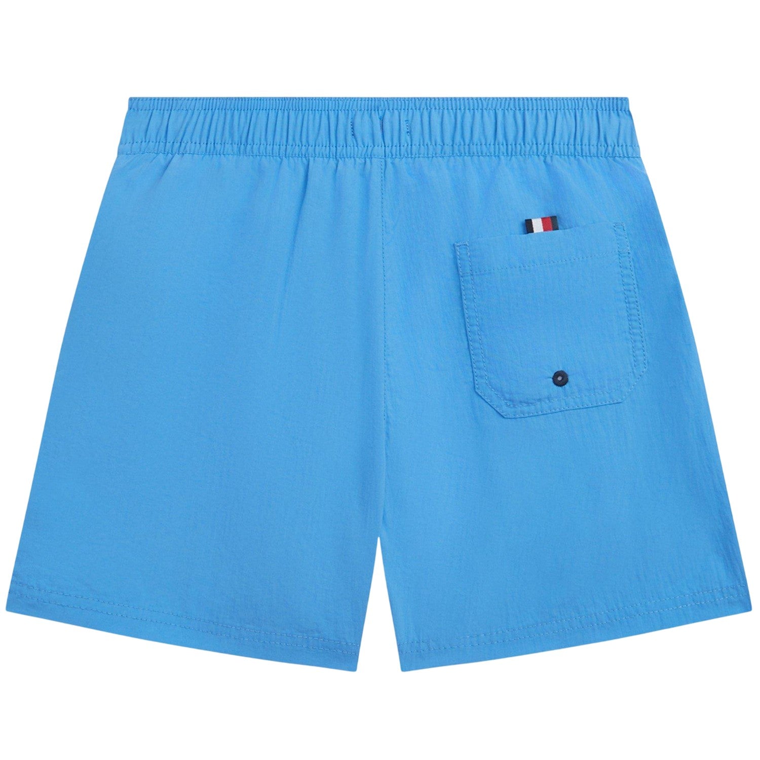 Copen Blue - Back - Tommy Hilfiger Childrens-Kids Logo Nylon Swim Shorts