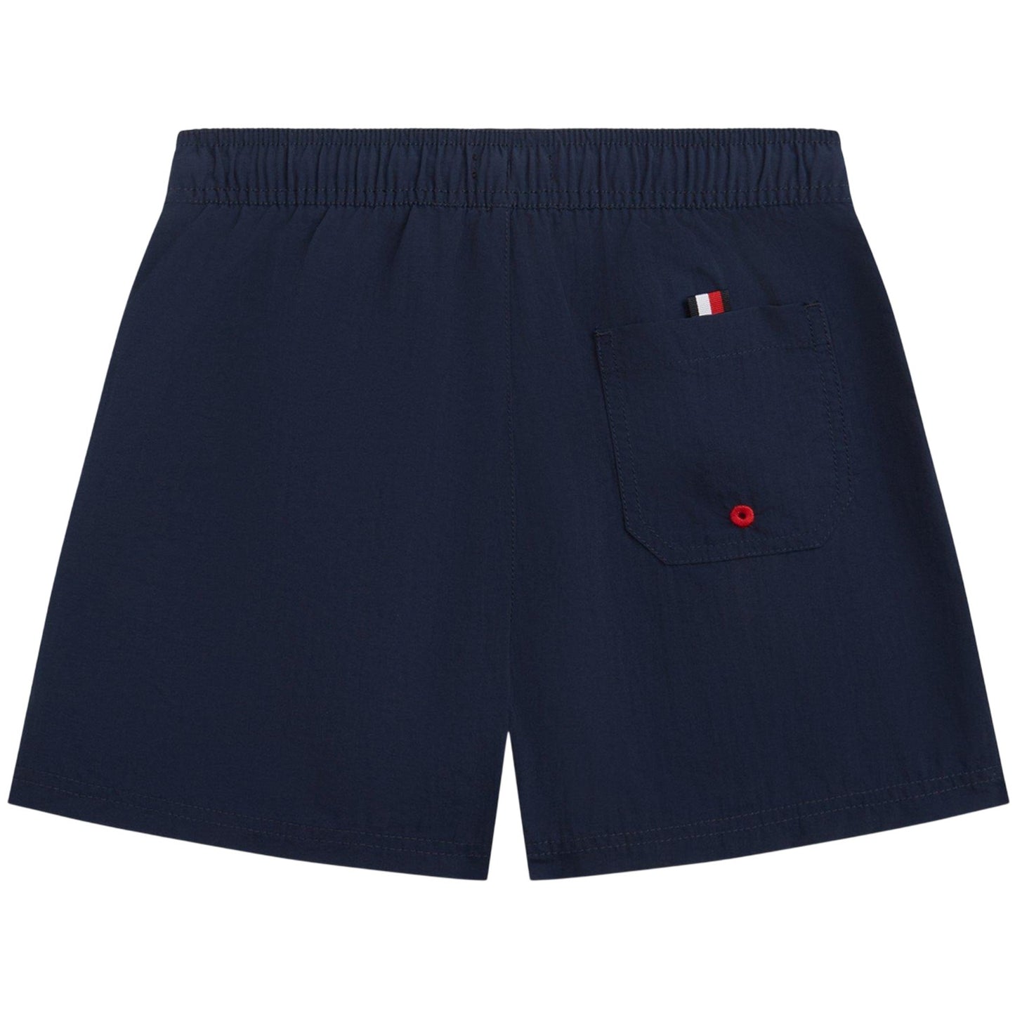 Night Navy - Back - Tommy Hilfiger Childrens-Kids Logo Nylon Swim Shorts