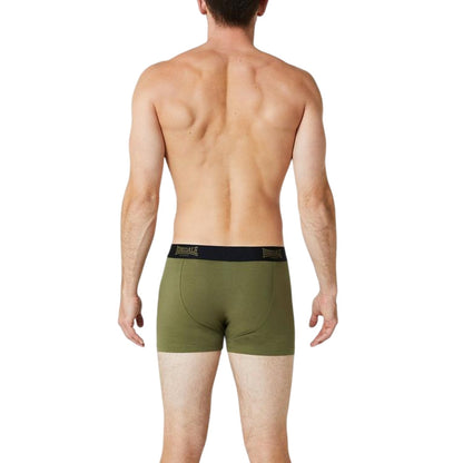 Khaki - Pack Shot - Lonsdale Mens Camo Boxer Briefs (Pack of 2)