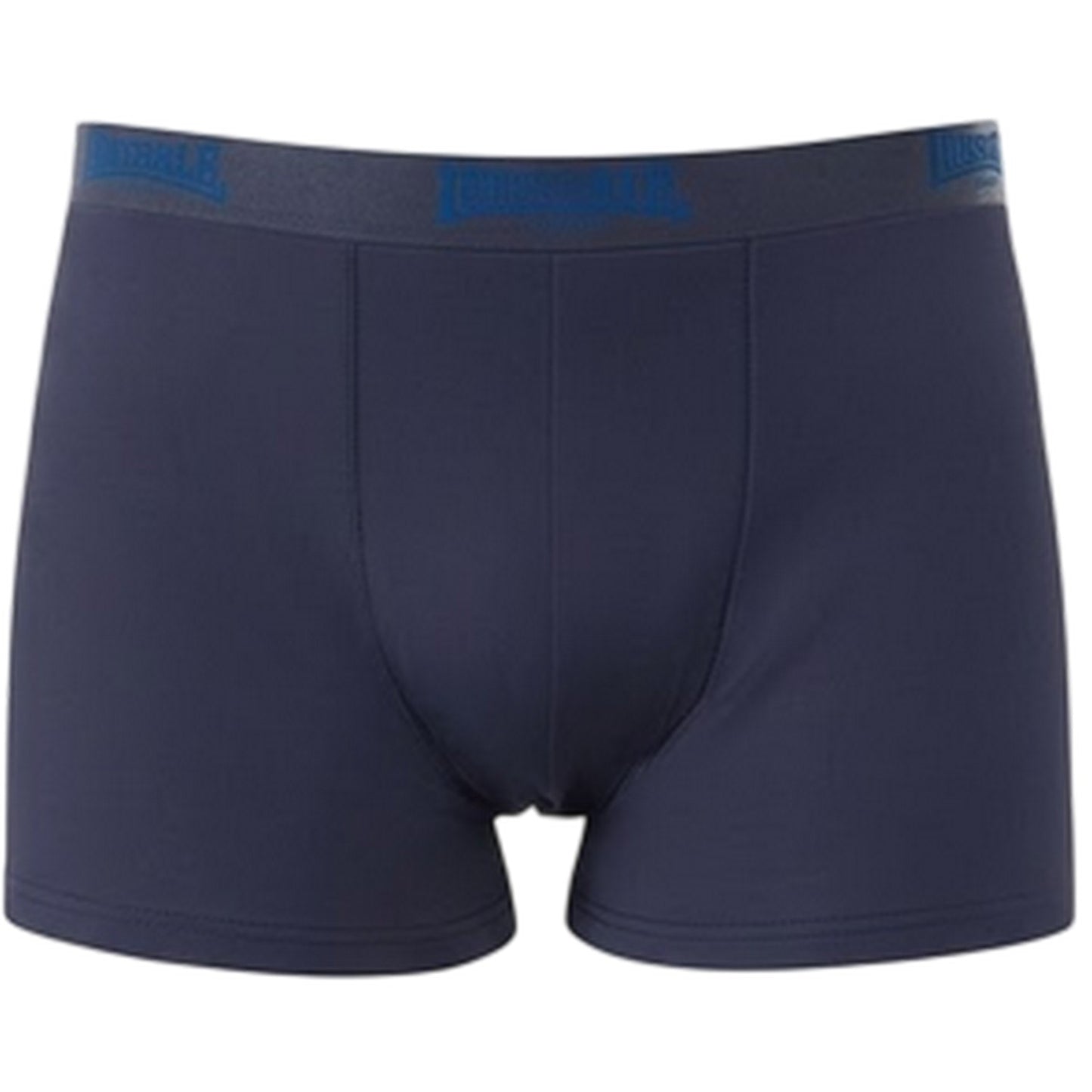 Navy - Side - Lonsdale Mens Camo Boxer Briefs (Pack of 2)