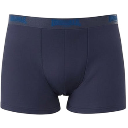 Navy - Side - Lonsdale Mens Camo Boxer Briefs (Pack of 2)