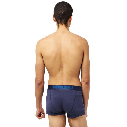 Navy - Pack Shot - Lonsdale Mens Camo Boxer Briefs (Pack of 2)