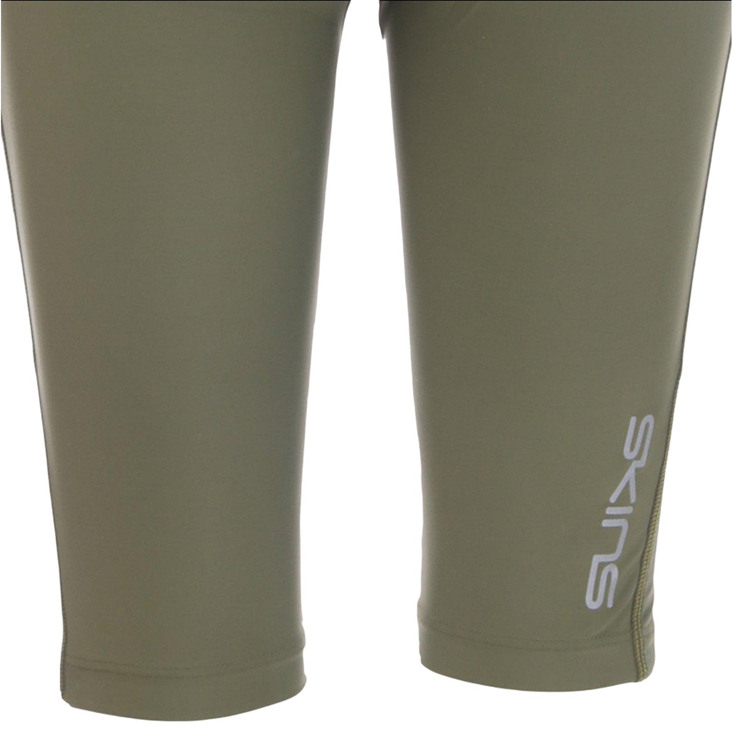 Khaki Green - Lifestyle - Skins Womens-Ladies Series-3 Compression Shorts