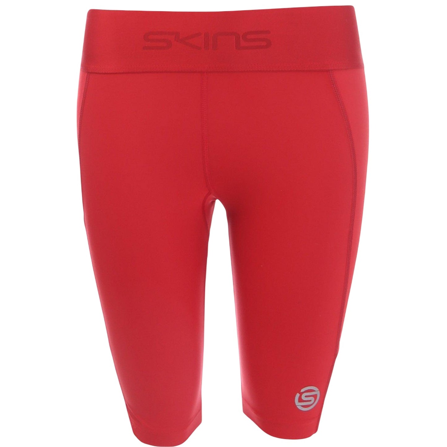 Red - Front - Skins Womens-Ladies Series-3 Compression Shorts