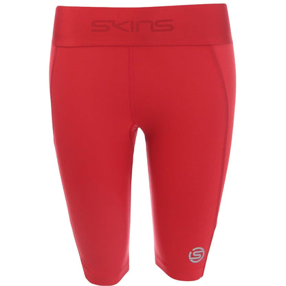 Red - Front - Skins Womens-Ladies Series-3 Compression Shorts