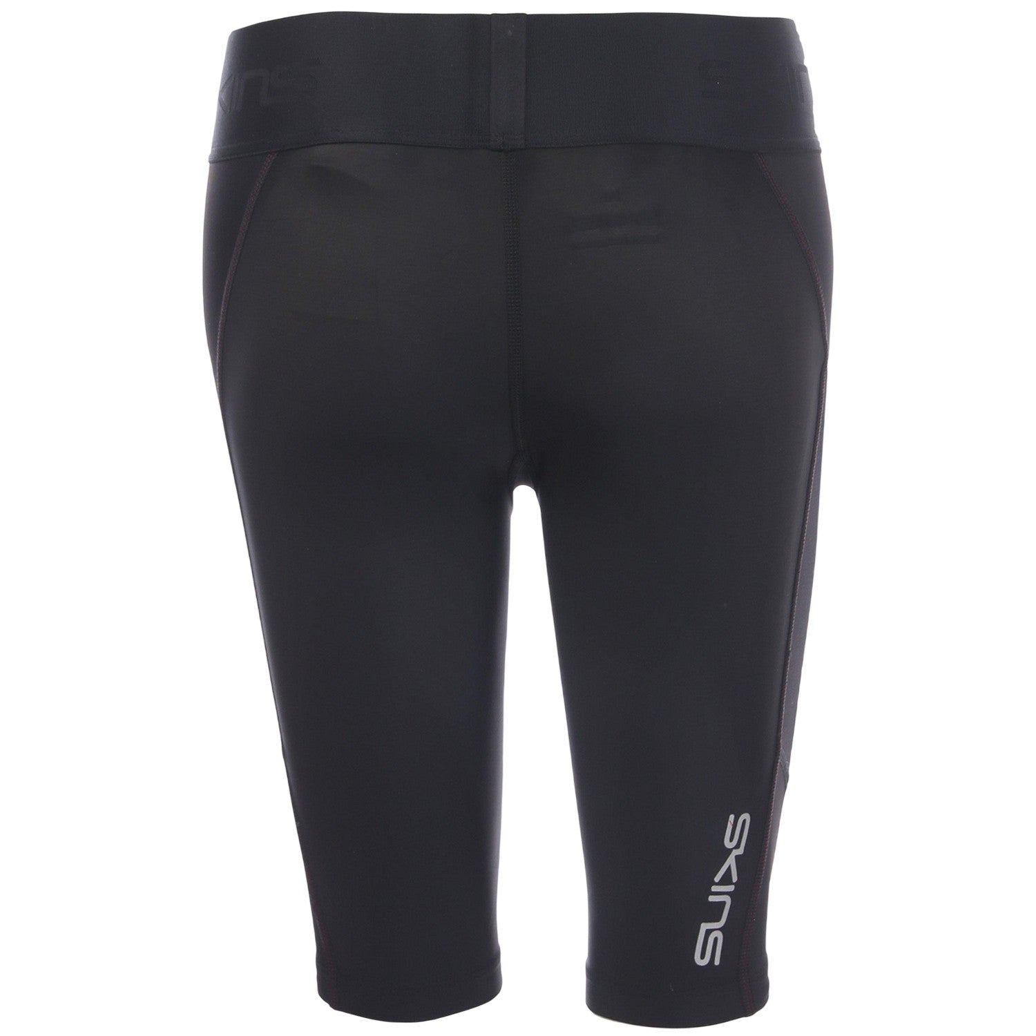 Black - Back - Skins Womens-Ladies Series-3 Compression Shorts