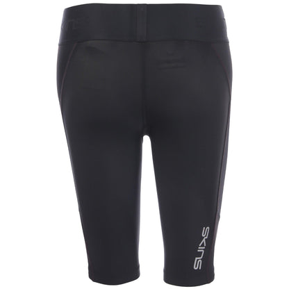 Black - Back - Skins Womens-Ladies Series-3 Compression Shorts
