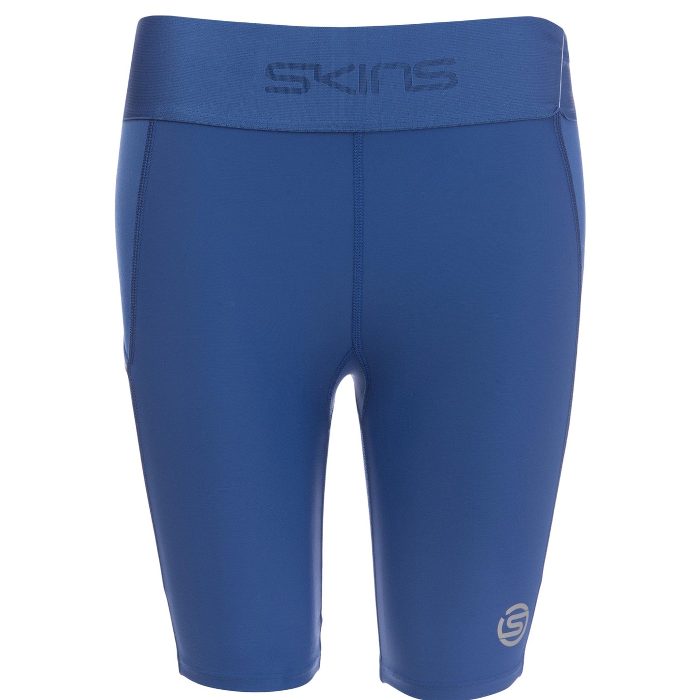 Blue - Front - Skins Womens-Ladies Series-3 Compression Shorts