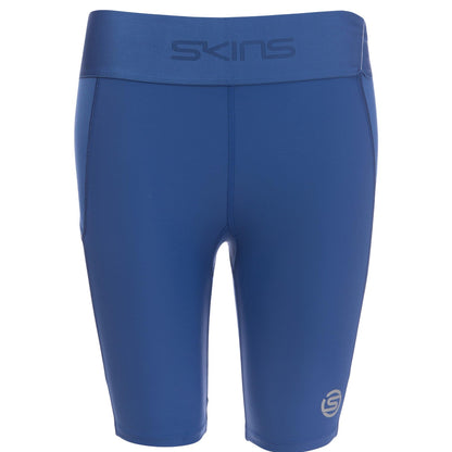 Blue - Front - Skins Womens-Ladies Series-3 Compression Shorts