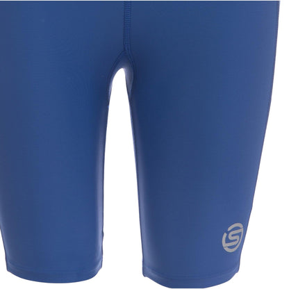 Blue - Side - Skins Womens-Ladies Series-3 Compression Shorts